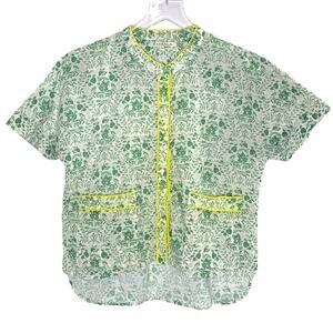 BAYBALA XS Abigail Lounge Pajama Top Forest Pine Sleepwear Cottage Floral